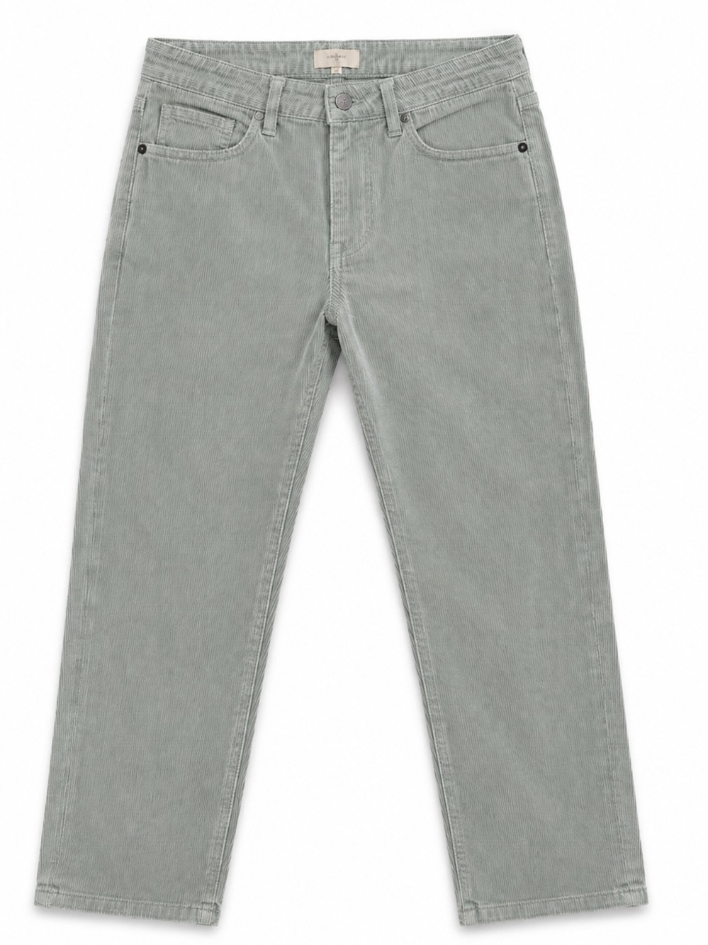 J. Crew Light Green Cotton-Blend Trousers